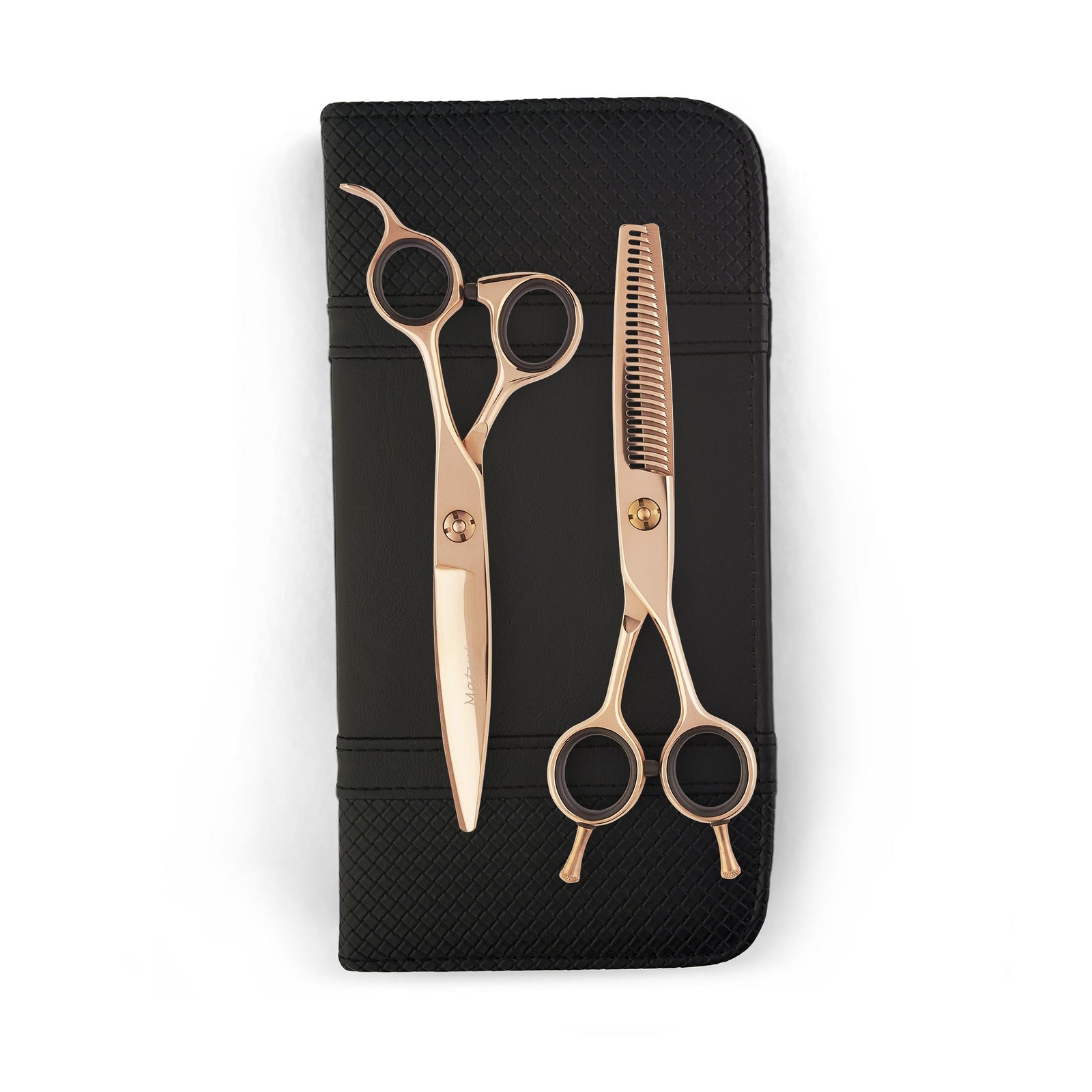Matsui VG10 Slider Shear Thinner Combo - Rose Gold - Scissor Tech USA (4692005978178)